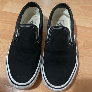 Black Slip on Vans